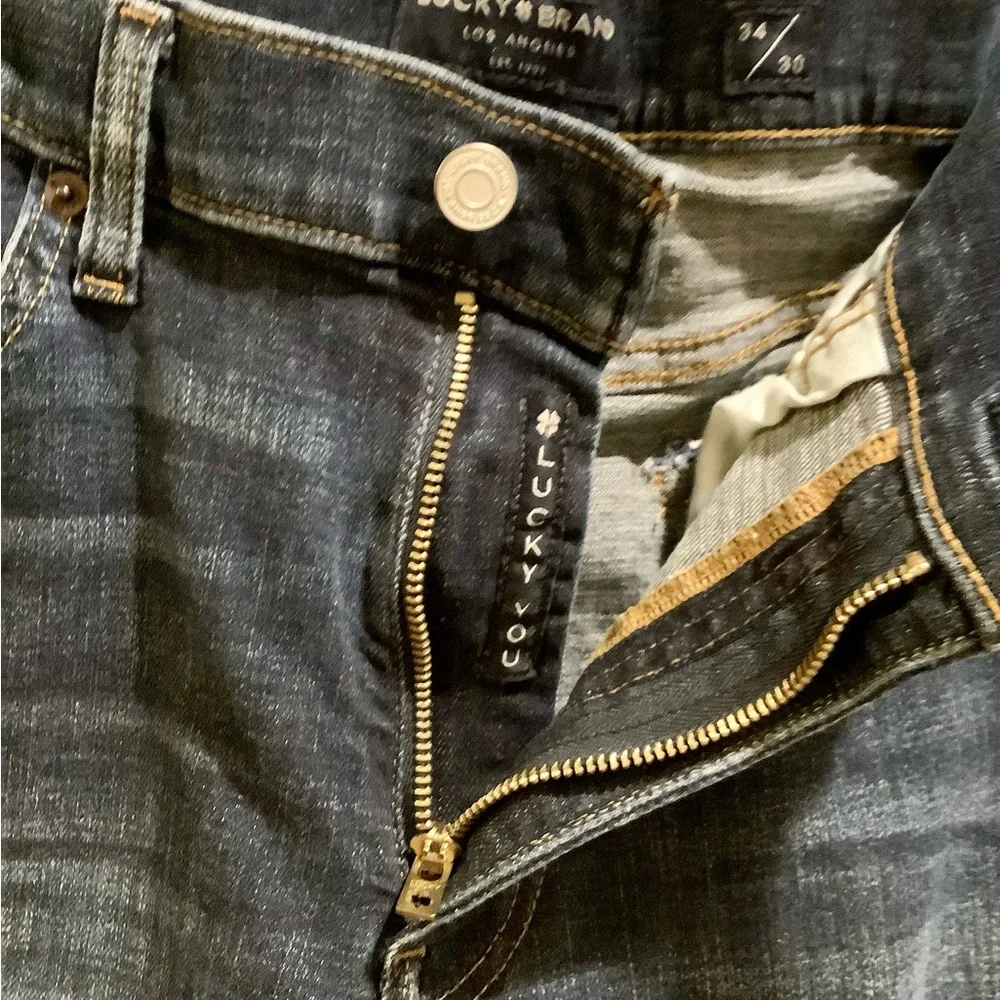 Lucky Brand Men’s Slim Straight Dark Rinse Jeans Men’s Size 34